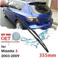 ราคา ใบปัดน้ําฝนรถด้านหลังหน้าต่างกระจก Wipers สําหรับ Mazda 3 Hatchback 355 มม.2003-2009 รถอุปกรณ์เสริม (41765631290)