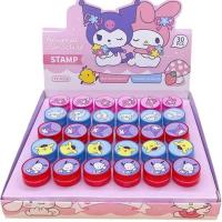 ราคา แสตมป์ยาง ลาย Sanrio mymelody Kuromi Cinnamoroll PomPom Purin Pochacco ของเล่นสําหรับเด็ก 5 ชิ้น ต่อชุด (22787944660)