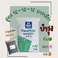 ราคา ปุ๋ยเคมี (แบ่งขาย) สูตรเสมอ 16-16-16 ตรายาร่า 1 kg เร่งต้น/ใบ/ดอกผล (3338477853)