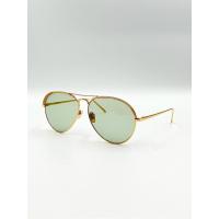 ราคา [GlassesMania] Linda Farrow 22K Gold sunglasses % Authentic แว่นกันแดดรุ่น LFL/694/5 ชุบด้วยทองคำ 18K-22K (26622659537)