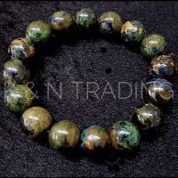 ราคา กำไลหิน “อซูไรต์มาลาไคท์” หินนำโชค / หินมงคล ของแท้จากทิเบต (6663306207)