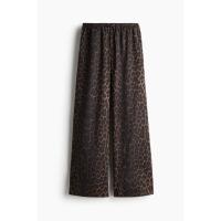 ราคา H&M(เอชแอนด์เอ็ม) กางเกงผ้าคอตตอนแบบมีเชือกผูก ผู้หญิง 1282506_1 (40002198366)