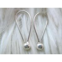 ราคา ต่างหูห่วง เงินแท้ 92.5 มีตุ้มตรงปลาย (14771491564)