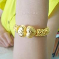 ราคา สร้อยข้อมือเลทหัวใจคู่ 4 บาท สร้อยข้อมือทองไมครอนหนัก 4 บาท สร้อยข้อมือทองสวย สร้อยข้อมือทองชุบ สร้อบข้อมือทองสวยๆ (4514493861)