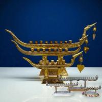 ราคา เชิงเทียนเรือหงส์ ตั้งเทียน 5/7/9 ช่อ เชิงเทียนสแตนเลส | เรือหงส์ทองเหลือง ของมงคลตกแต่งบ้าน วัด ใช้ในพิธีสำคัญ (25265694303)