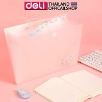 ราคา แฟ้มหีบเพลง A4 แบบเชือกรัด 8 ช่อง Deli แฟ้มใส่เอกสาร เก็บเอกสาร แฟ้มใส สีพาสเทล เครื่องเขียน อุปกรณ์สำนักงาน (29174549015)