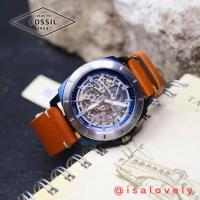 ราคา Isa Lovely Shop ⚠️มีตำหนิ⚠️ FOSSIL Privateer Sport Mechanical Luggage Leather Watch Bq2427 (25170049654)