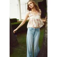 ราคา H&M(เอชแอนด์เอ็ม) เสื้อกล้ามท็อปส์ทูปแบบมีเปลือกเก็บจีบและเปลือก peplum ผู้หญิง 1282166_1 (27186930339)