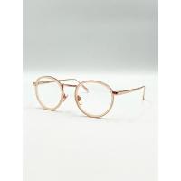 ราคา [GlassesMania] Linda Farrow 22K Rose Gold Eyeglasses % Authentic กรอบแว่นสายตาชุบด้วยทอง Rose Gold 18K-22K (28573181490)
