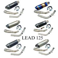 ราคา ชุดท่อ Honda LEAD 125+ปลายท่อ AK 14 นิ้ว (24863518255)