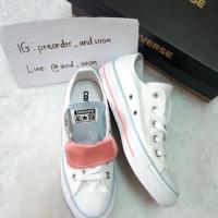 ราคา พร้อมส่ง รุ่นนี้หายากกกก!! Converse all star double tongue white-ox-pale-blue size 4.5UK (35916970)
