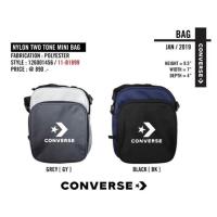ราคา Converse Nylon Two Tone Mini Bag - Black / Grey กระเป๋าสะพายข้างของแท้ (5215719580)