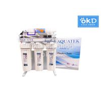 ราคา เครื่องกรองน้ำ RO AQUATEK Silver ECO 50 GPD 5 ขั้นตอน ชุดไส้กรองจาก USA เฟรมตั้งโต๊ะ พร้อมถังแรงดันเก็บน้ำ 4แกลลอน (4318215563)