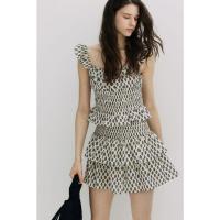 ราคา H&M(เอชแอนด์เอ็ม) กระโปรงคอตตอนแบบชั้นหลายชั้น ผู้หญิง 1264333_1 (25890984010)