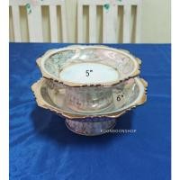 ราคา พานเบญจรงค์เคลือบมุกลายน้ำทอง (18170355863)