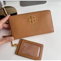 ราคา Tory Burch Britten Zip Continental Wallet (43715804484)
