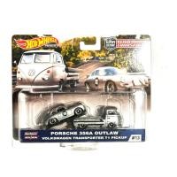 ราคา Hotwheels รุ่น Team Transport Porsche 356A outlaw Volkswagen Transporter T1 Pickup ล้อยาง (7026166773)