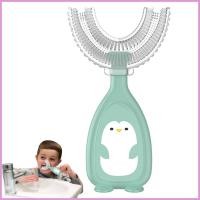 ราคา แปรงสีฟันซิลิโคน รูปตัว U 360 องศา พร้อมหัวแปรงซิลิโคน สําหรับเด็กวัยหัดเดิน 360 องศา (18159322853)