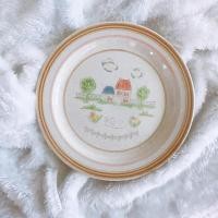 ราคา จานญี่ปุ่น ลายบ้านวินเทจ (มือ2) (23647241033)