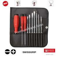 ราคา PB Swiss Tools ชุดไขควง ด้าม SwissGrip New Model ซองหนัง รุ่น PB 8215L (10 ตัว/ชุด) (919457147)