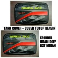 ราคา MERAH XPANDER Black Doff List Red Tank Cover (42354978731)