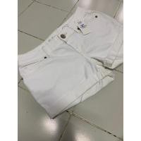 ราคา กางเกงยีนส์ขาสั้น ใส่สบายสุดเท่ แบบพับขา กางเกงสีขาว สวยมาก พร้อมส่ง (20389500327)