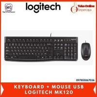 ราคา เมาส์คีย์บอร์ด Logitech MK120 Usb Combo (44324785612)