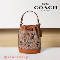 ราคา Isa Lovely Shop Coach CN499 Disney X Coach Mini Dempsey Bucket Bag In Signature Jacquard With Mickey Mouse Print (24768869380)