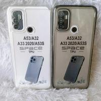 ราคา HITAMกรณีOppo A53/A32 A33 2020/A53S Softcaseปลอกสีดําใสพื้นที่Tpuสีดําใสป้องกันกล้องป้องกัน-Fc (29635545116)