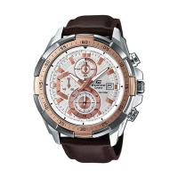 ราคา Casio Edifice นาฬิกาข้อมือผู้ชาย สายหนังแท้ รุ่น EFR-539L-7A - สีน้ำตาล (2067123238)