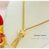 ราคา สร้อยคอระย้า ลายตะกร้อ งานทอง5ไมครอน งานสวยๆ จร้า (2171792992)