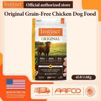 ราคา Instinct Dog อาหารแห้ง Grain Free High Protein Raw Coated Dog Kibble Original Real Chicken Dog Food (24934380027)