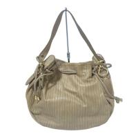 ราคา Cole Haan Handbag Purse Bucket Bag Beige Leather Direct from Japan Secondhand (26240526406)