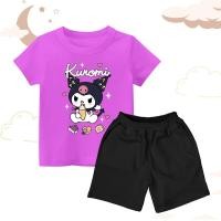 ราคา ชุดเสื้อยืดเด็กแขนสั้น My Melody Kuromi Sanrio Series Animation (43214682444)