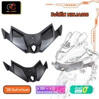 ราคา วิงใต้ไฟ ninja300 250 ปีกหน้าใต้ไฟ วิงใต้คาง ปีกล่างนินจา 300 วิงเล็ทใต้ไฟหน้าสีดำ Kawasaki (22012445406)