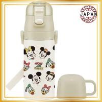 ราคา Disney Mickey & Friends Stainless Steel Water Bottle for Kids - 2-in-1 Design (470ml) - Lightweight & Insulated - Skater SDC4-A【direct from Japan】 (41867944982)