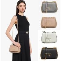 ราคา Prada/Saffiano/Cowhide/กระเป๋าสะพาย/ของแท้ 100% (27626355260)