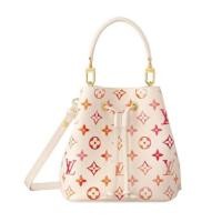 ราคา Louis vuitton หลุยส์วิตตอง beautiful Bucket Bag กระเป๋าสะพายแบบพกพา Dual-use fashion lady handbag (25092880452)