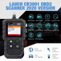 ราคา LAUNCH CR3001 OBD2 เครื่องอ่านรหัสอายุการใช้งาน USB Update เครื่องมือวินิจฉัยอัตโนมัติ Datastream DIY เครื่องสแกน OBDII Creader 3001 KW590 YA101 (42474838705)