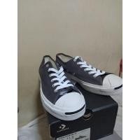 ราคา Converse Jack Purcell Ox Thunder Grey รหัส 166795C สีเทาเข้ม มือ1 ลิขสิทธิ์แท้ป้ายห้อยช็อปไทย ไม่มีกล่อง 7us 40eur 25cm (18456073068)