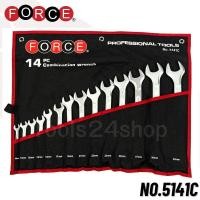 ราคา FORCE ชุดประแจแหวนข้างปากตาย 14 ชิ้น ขนาด 10 - 32 mm. No.5141C (27961947378)