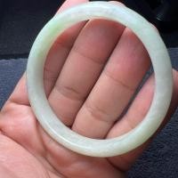 ราคา หยกพม่า กำไล บ่อเก่า กิ๋นบ่เซี่ยง เขียวขาว เนื้อเทียนผสมวุ้น Natural Burma Jade A Type เครื่องประดับ (42161500853)