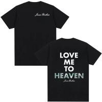 ราคา Love Me to Heaven Cloud Single JONAS BROTHERS Pattern เสื้อยืดพิมพ์ลาย Mens Street Top (43912712417)