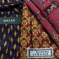 ราคา เนคไทงานแบรนด์ Versace,Hermes,Bally งานแท้ มือสอง Neckties from Versace, Hermes, Bally brands, authentic, second hand (27225550273)