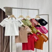 ราคา ครอปแขนสั้น ผ้าร่องใหญ่ เนื้อกำมะหยี่ นุ่มมากกก it's me basic (22819919744)