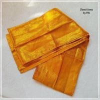 ราคา ชุดไทยเด็กมือสอง ผ้าสไบเด็กอนุบาล สีเหลืองทอง (27623838991)