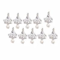 ราคา 3d ลูกปัดมงกุฎคริสตัล Rhinestone Alloy Nail Art Vogue DIY ตกแต่ง (28715265395)