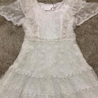 ราคา เดรสลูกไม้ยาว ป้ายJariya (818383637)