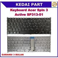 ราคา Acer Spin 3 Active Keyboard SP313-51 SP313-51N SP513-55 SP514-51 (43321811737)