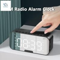 ราคา ROOKIEDD4 นาฬิกาปลุกวิทยุ FM, 5-in-1 LED Digital Display ปฏิทินตั้งโต๊ะดิจิตอล, เตือนแบบพกพา Sleep Timer พร้อมกระจกนาฬิกาดิจิตอลขนาดเล็ก Office (27633835548)